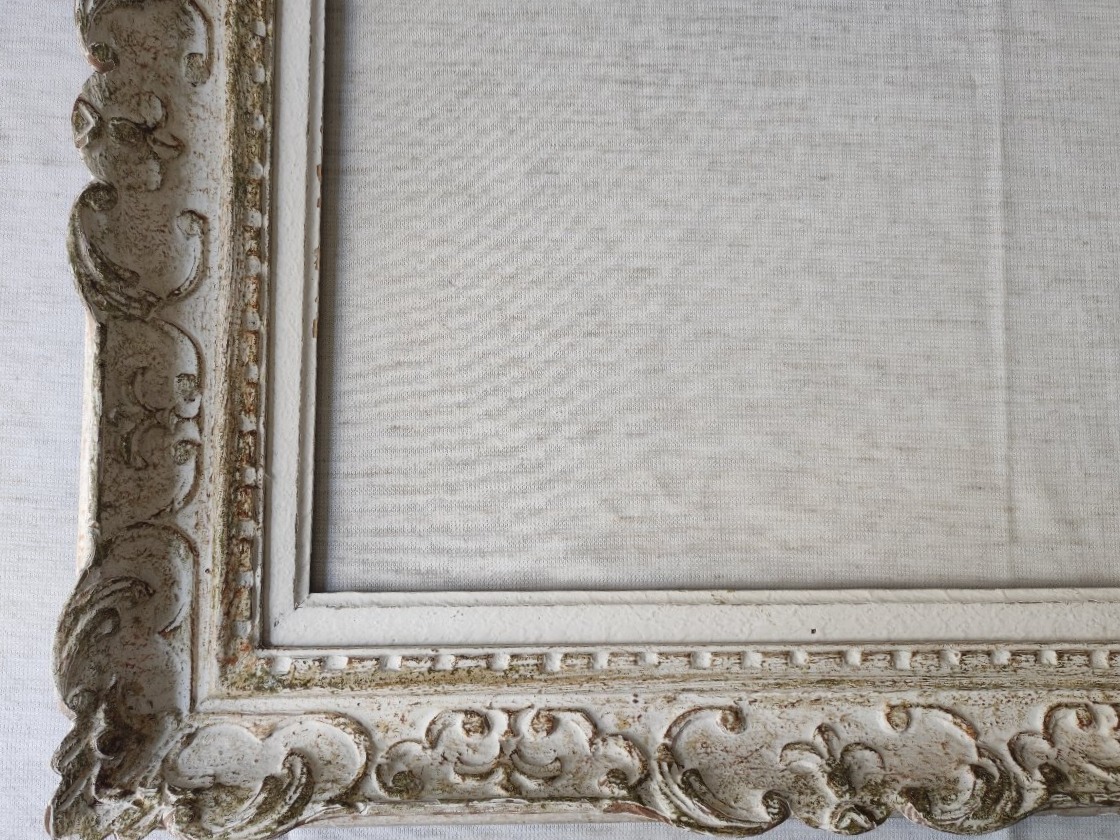 Montparnasse Frame, 50 Cm X 43 Cm, Carved Wood With A Patina Finish -photo-1