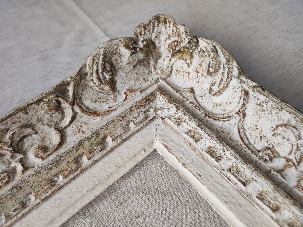 Montparnasse Frame, 50 Cm X 43 Cm, Carved Wood With A Patina Finish -photo-2