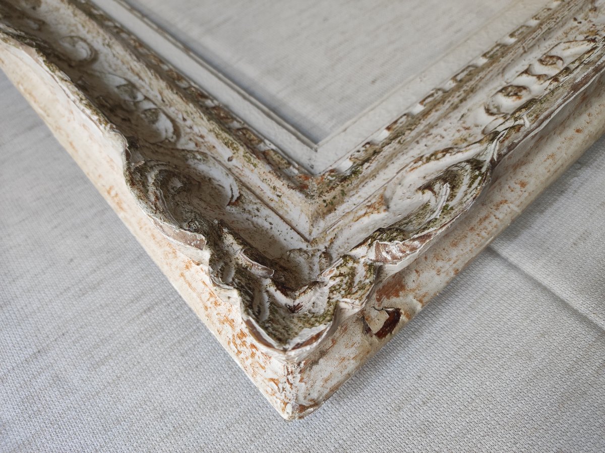 Montparnasse Frame, 50 Cm X 43 Cm, Carved Wood With A Patina Finish -photo-3