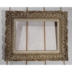 Montparnasse Frame 8p Wood Golden Patina Rabbet 46 Cm X 33 Cm