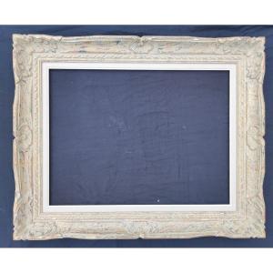 Montparnasse Frame 12p Rabbet 61 Cm X 46 Cm Golden Patina