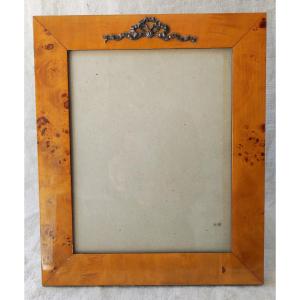 Art Deco Photo Frame Stamped "siècle Paris" Rebate 25 Cm X 20 Cm