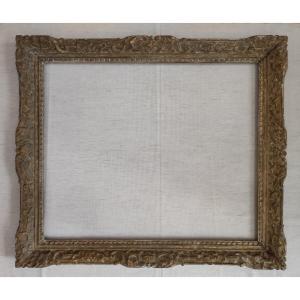 Montparnasse Wooden Frame, Carved With A Patina Finish, Rebated, 70 Cm X 58 Cm