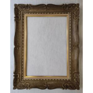 Montparnasse Wooden Frame, Carved With A Gold-toned Patina, 55 Cm X 38 Cm, 10p Size