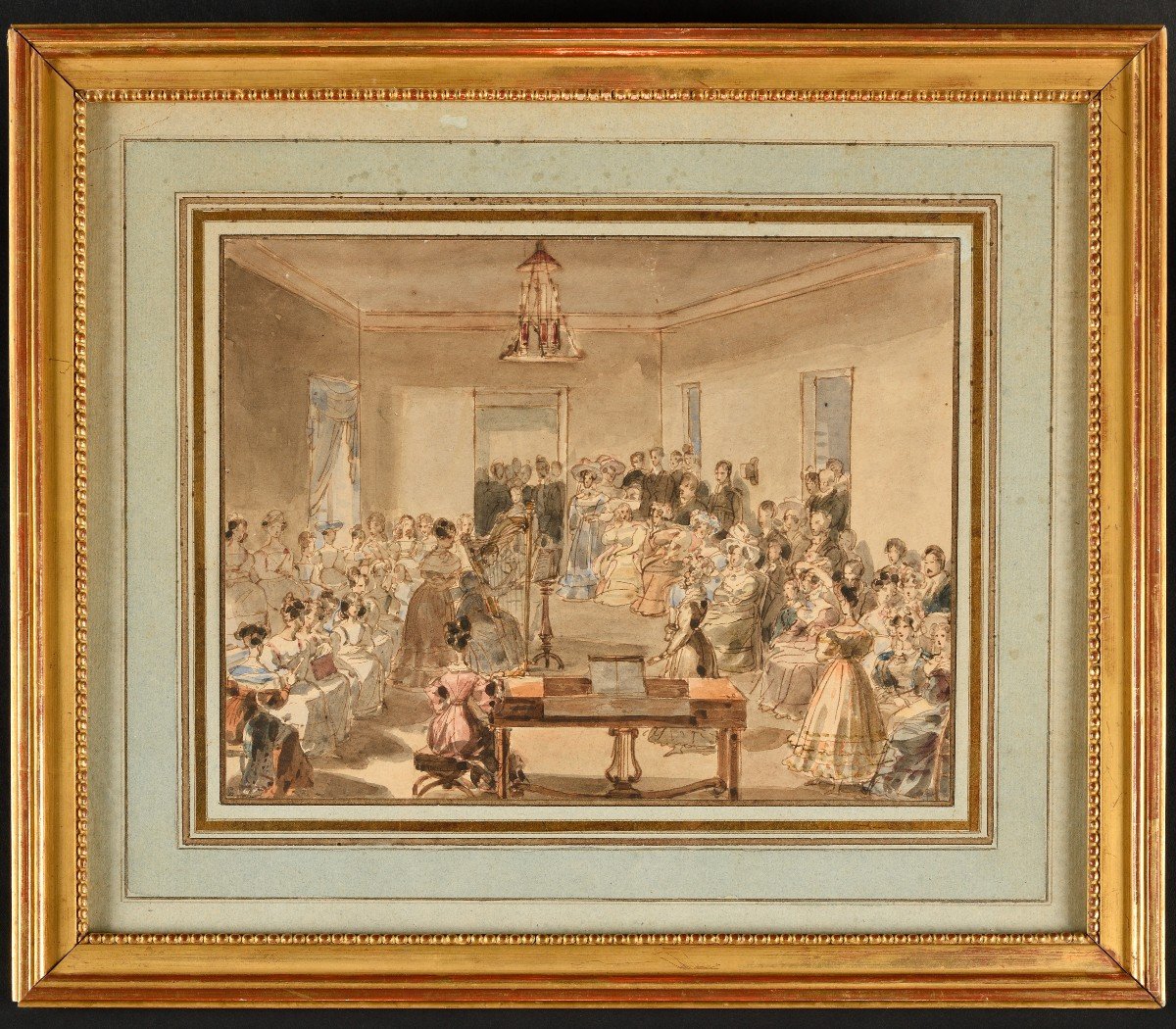 The Music Room - In The Taste Of Constantin Guys Or Eugène Lami