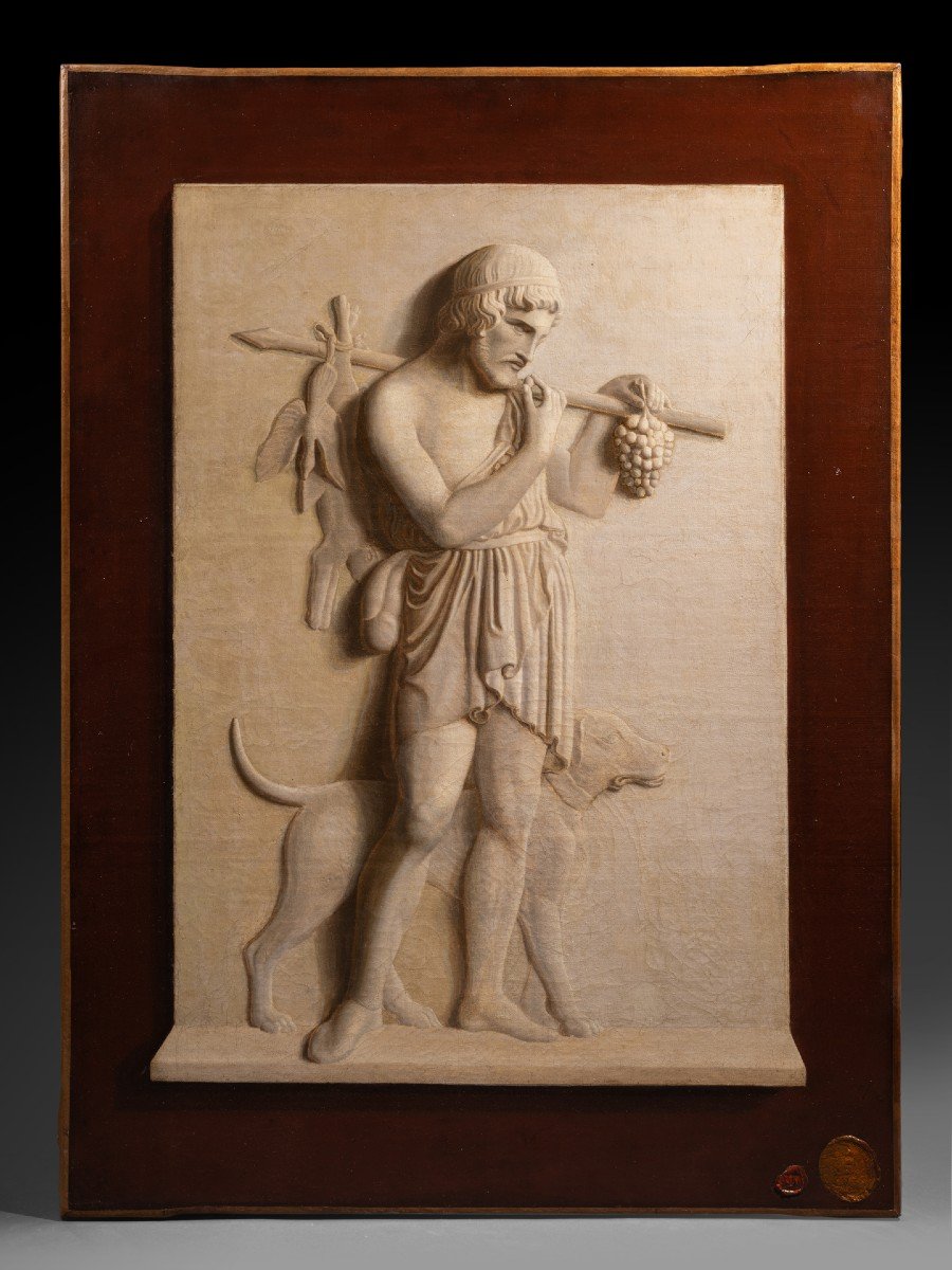 Attribué à Dietrich Lindau – L’automne, D’après Un Relief De Bertel Thorvaldsen