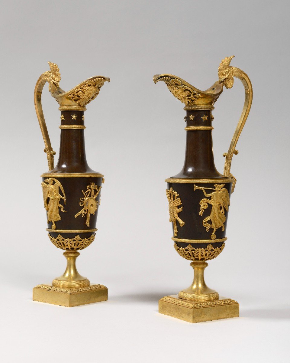 Paire d'Aiguières De Claude Galle, Empire