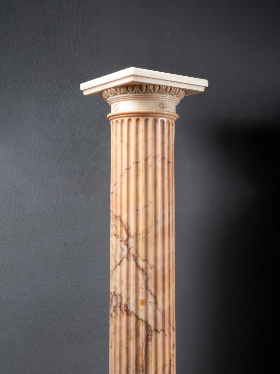 Colonne Polychrome En Marbres D’italie — Fin Du XVIIIe Siècle-photo-4