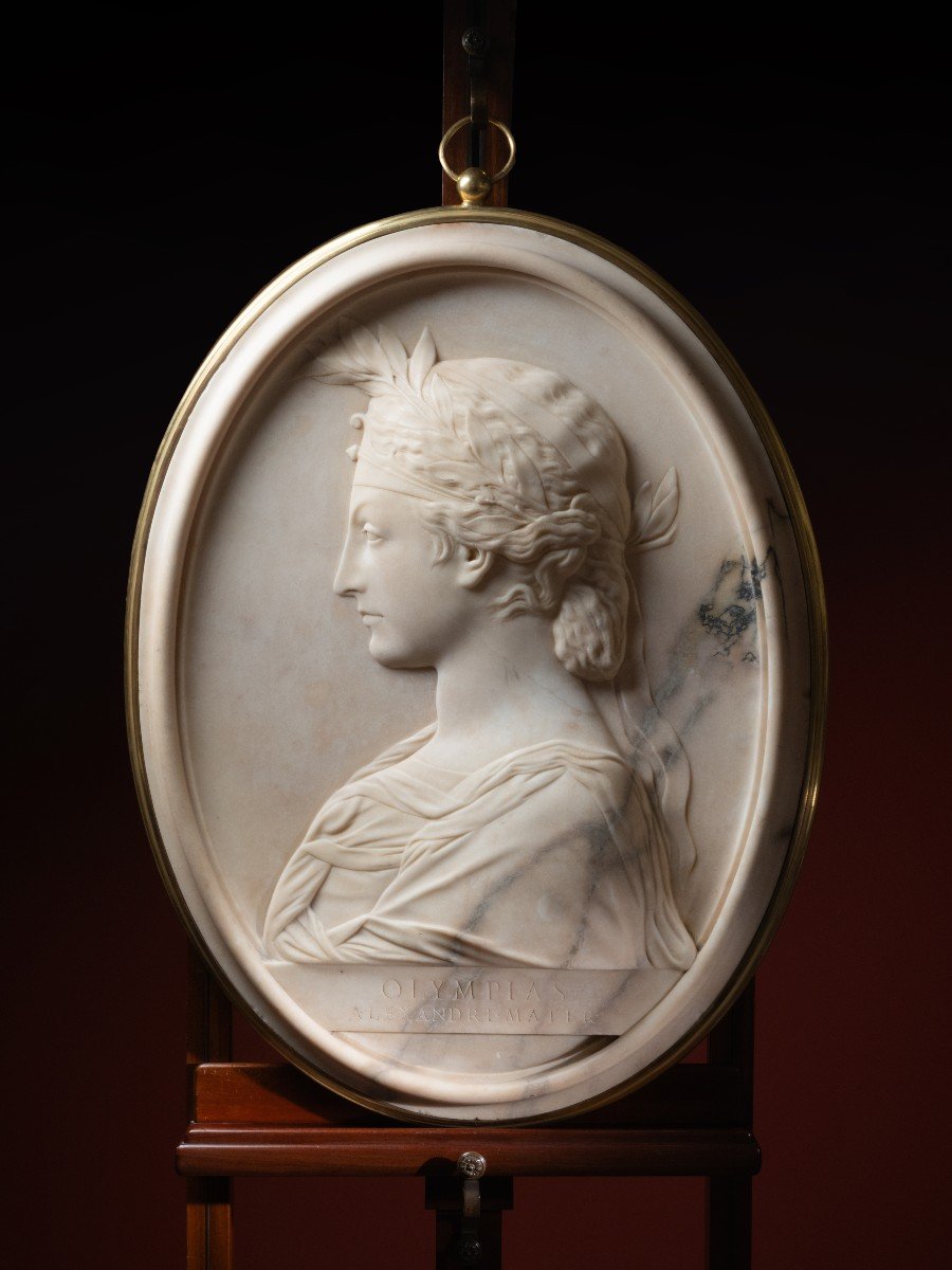Bas-relief Depicting Olympias, Mother Of Alexander The Great