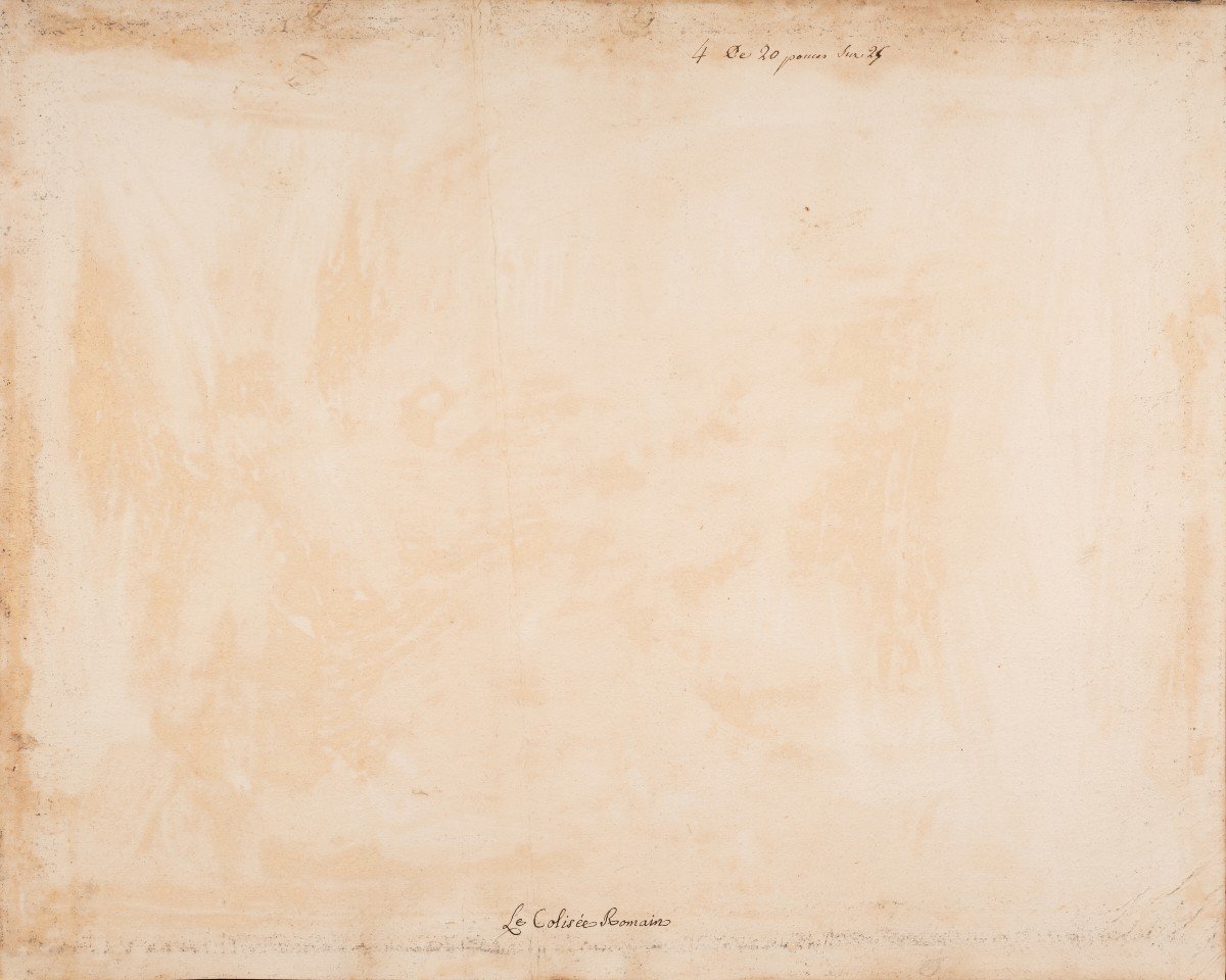 Vedute Of The Roman Colosseum And The Pantheon, Attributed To Antonio Del Drago-photo-2