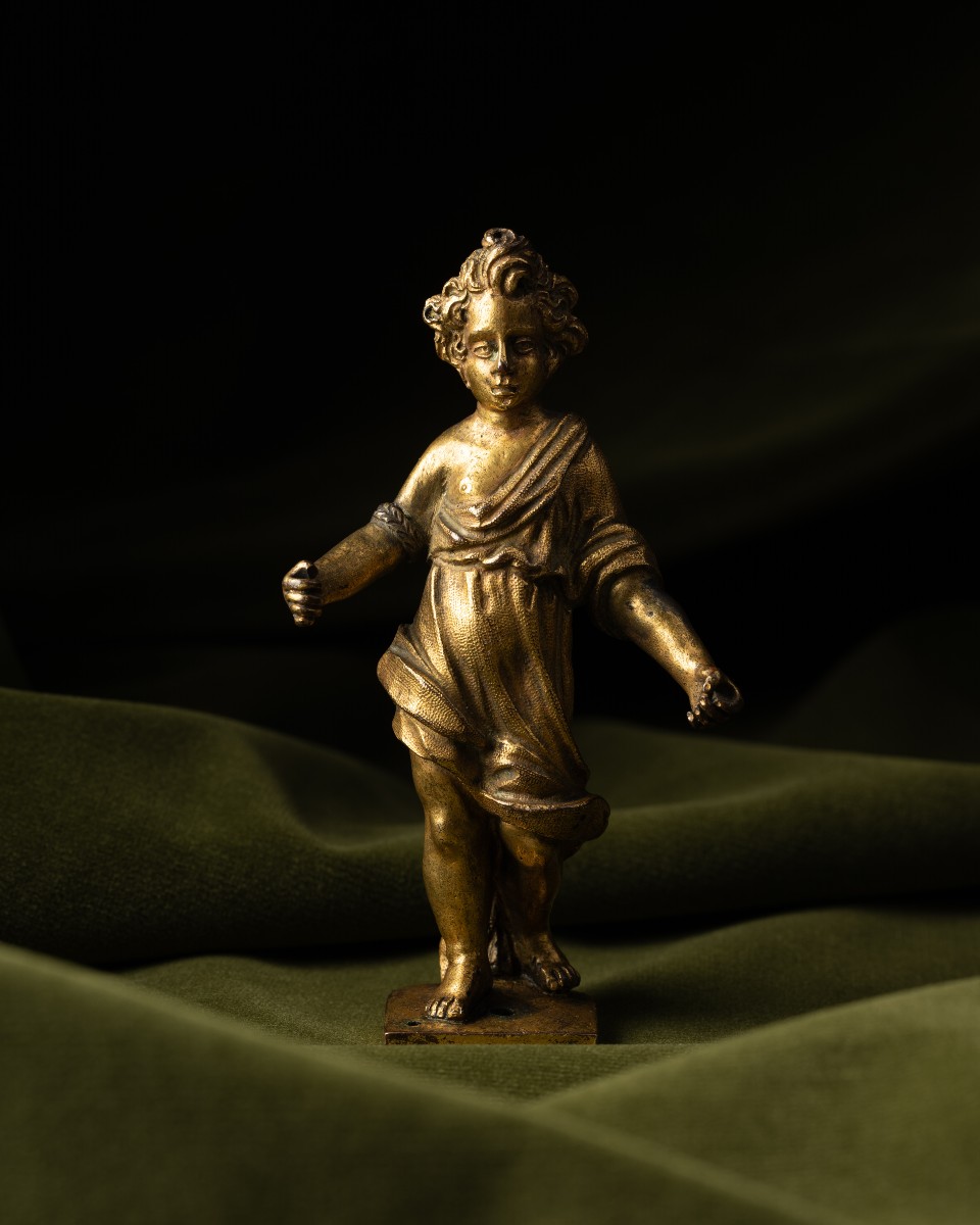 Gilt Bronze Putto, Circle Of Jacopo Sansovino