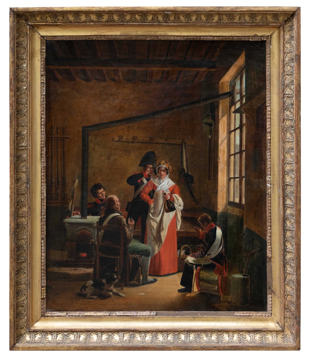 La Marchande d'eau-de-vie et L'Interrogatoire au corps de garde, par Pierre Duval Le Camus-photo-2