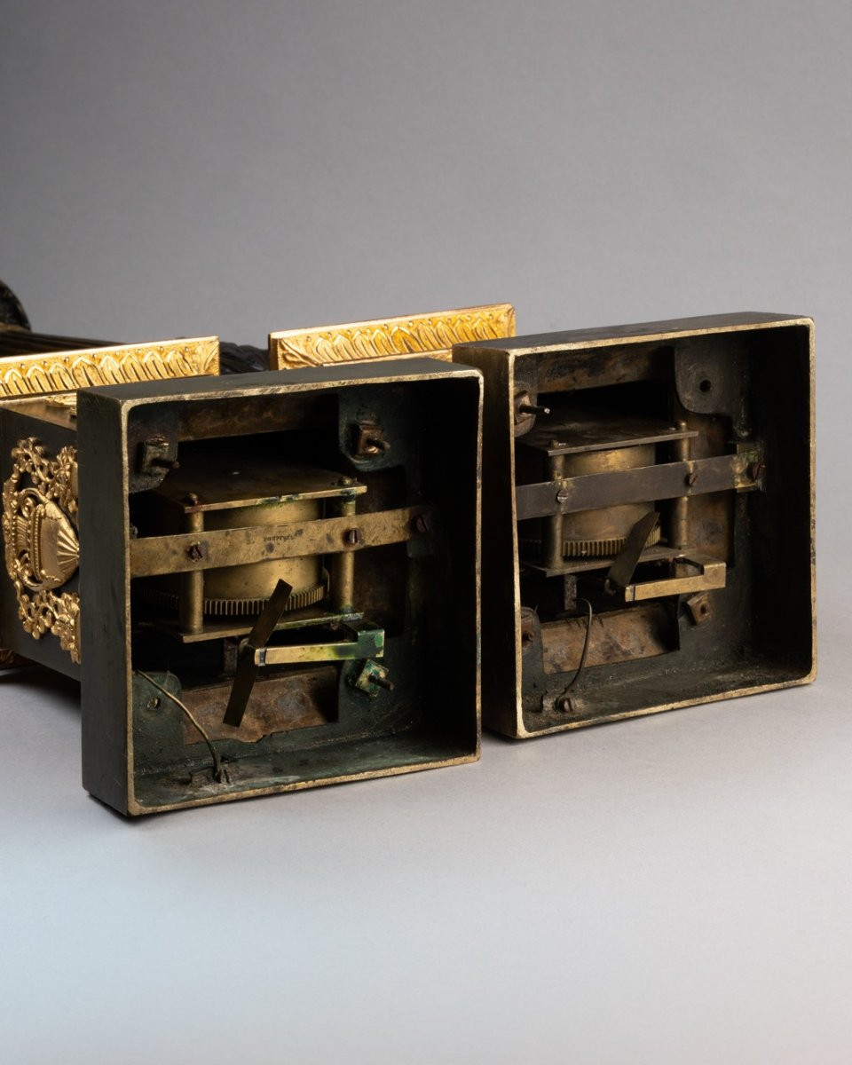 A Pair Of Mechanical ‘carcel’ Lamps By François-nicolas Poupinel-photo-2