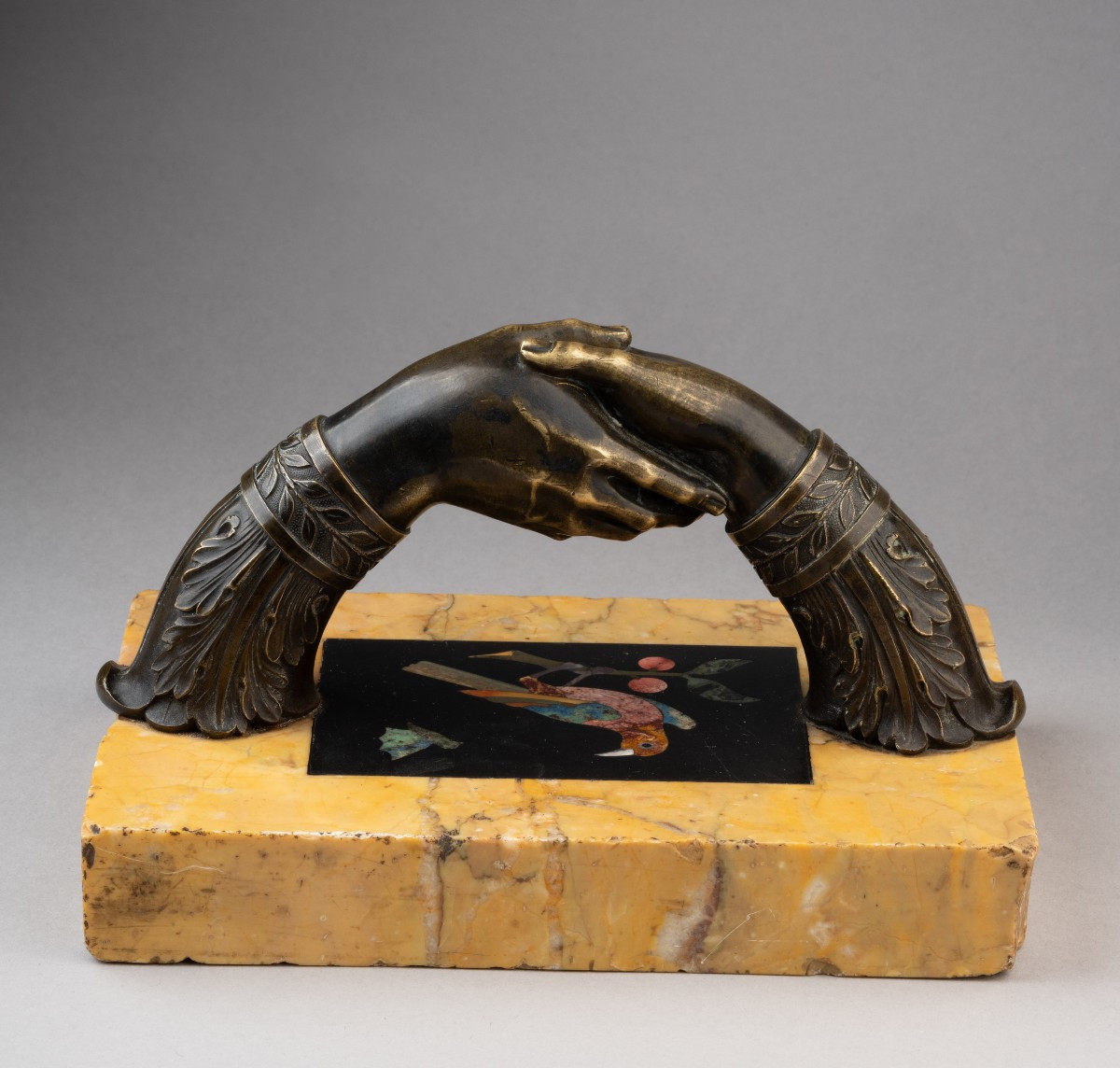 Paperweight With Clasping Hands