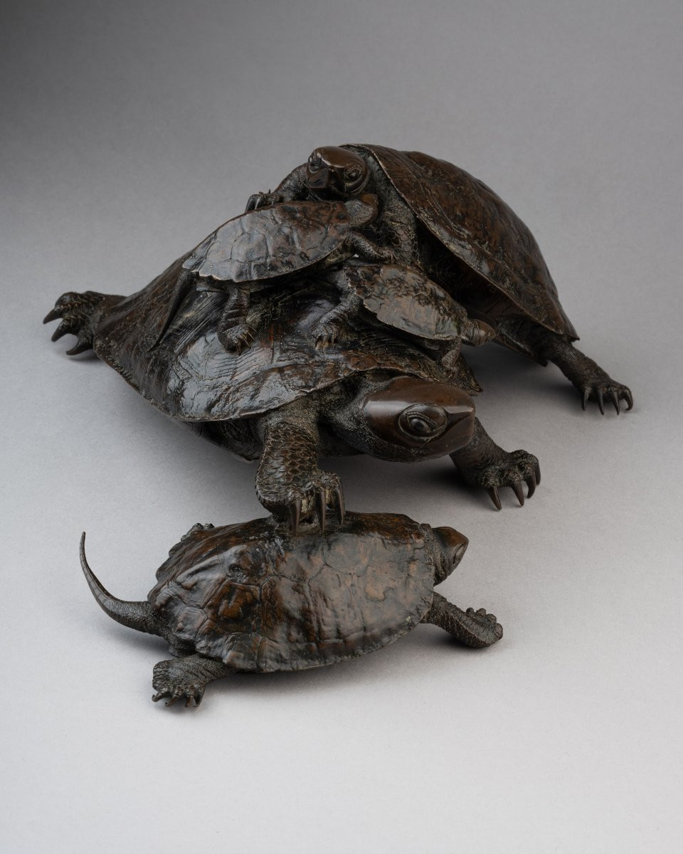 Five Tortoises, By Murata Seimin (1761-1837)-photo-2