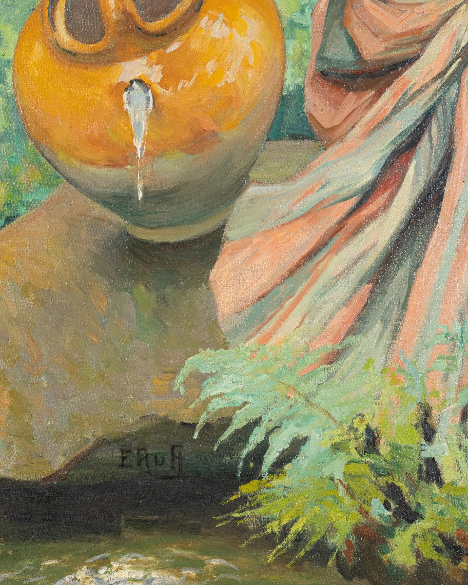 Guadeloupéenne à la cruche, par Emma Ruff-photo-3