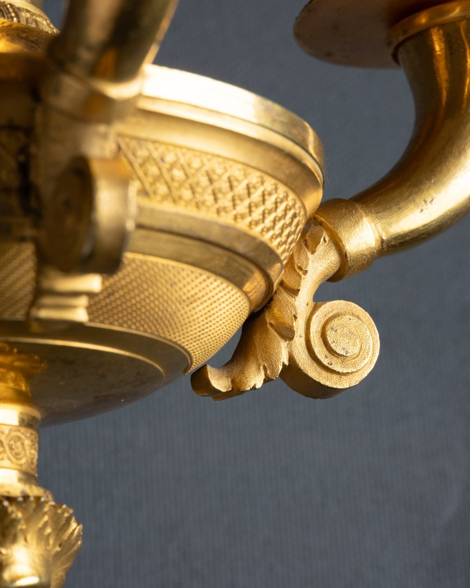 Pair Of Russian Empire Period Sconces With Fauna Heads-photo-1