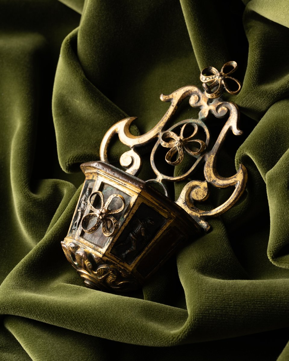 A Holy Water Gilt Bronze Stoup-photo-1