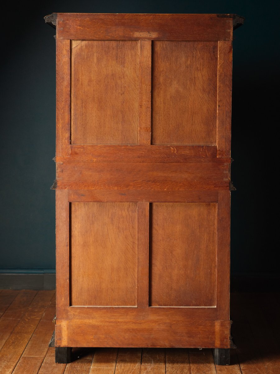 A Louis XIV-style Marquetry Cabinet By Charles Hunsinger-photo-3