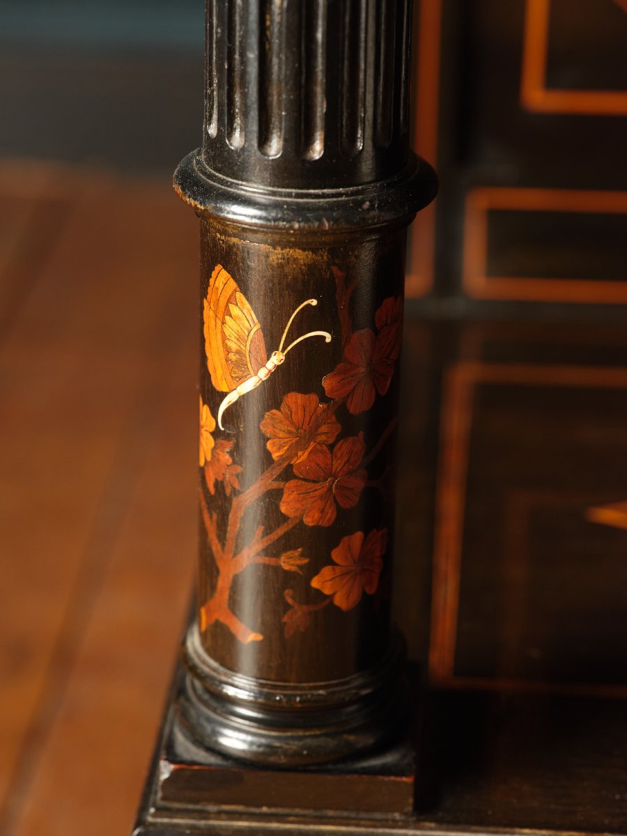 A Louis XIV-style Marquetry Cabinet By Charles Hunsinger-photo-3