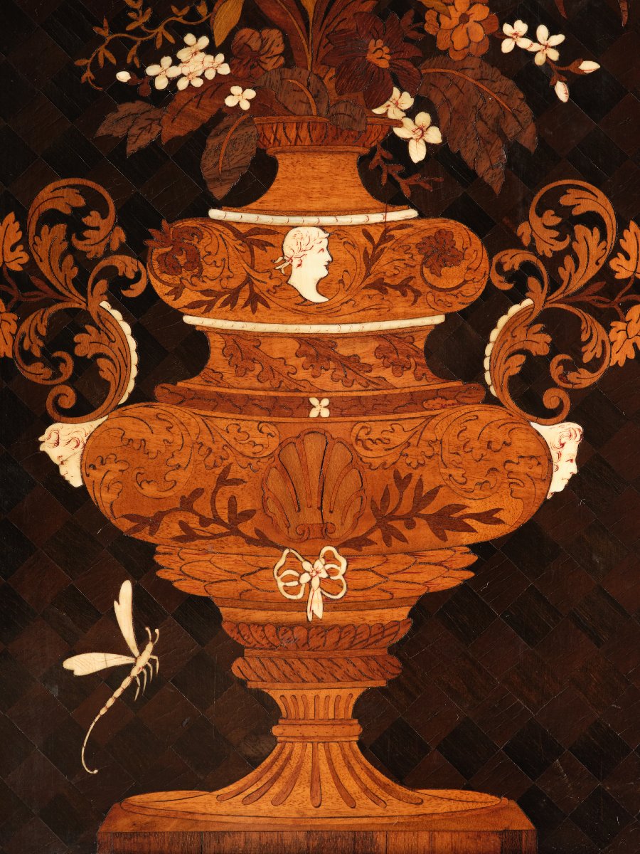A Louis XIV-style Marquetry Cabinet By Charles Hunsinger-photo-4