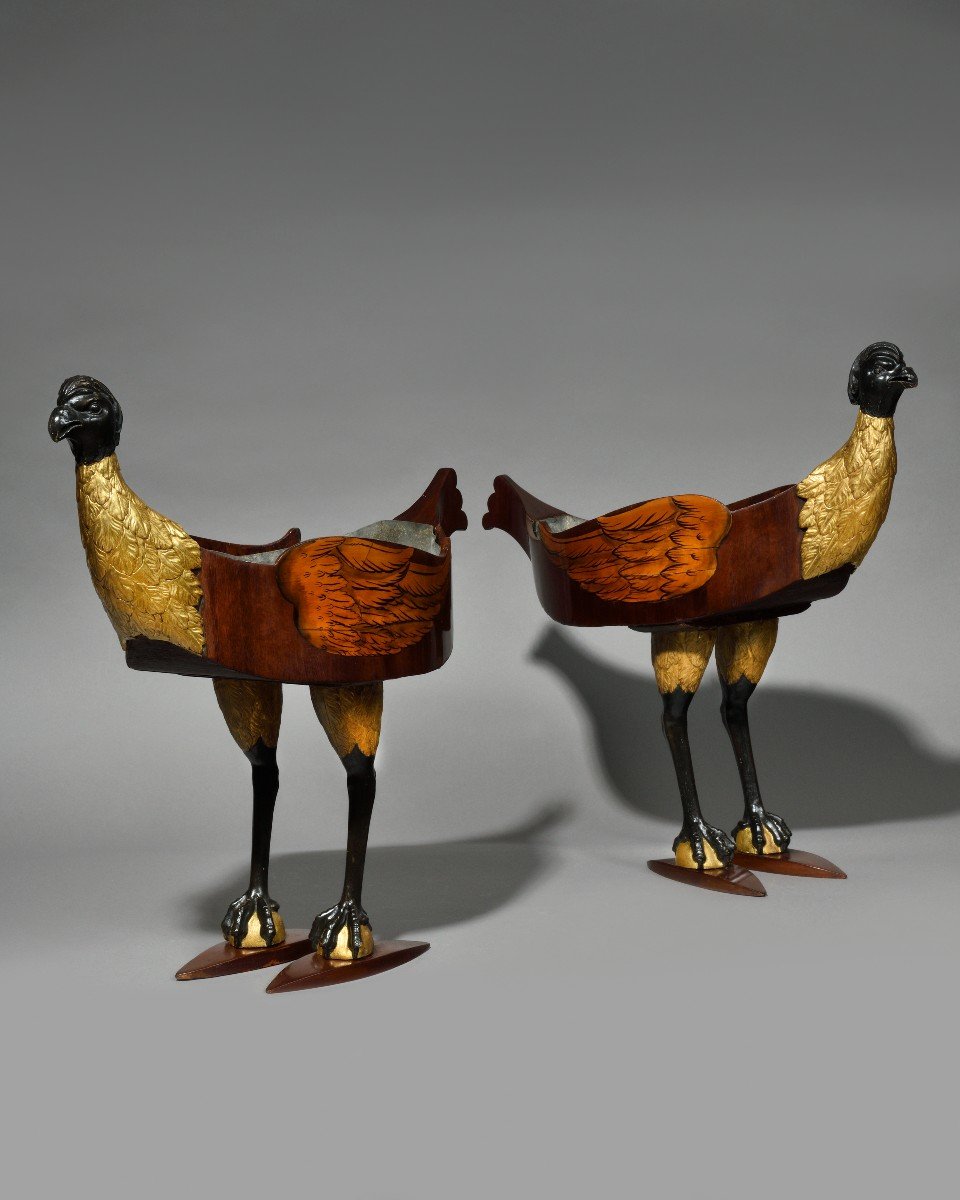  Paire De Jardinières Biedermeier – Vers 1825-photo-2