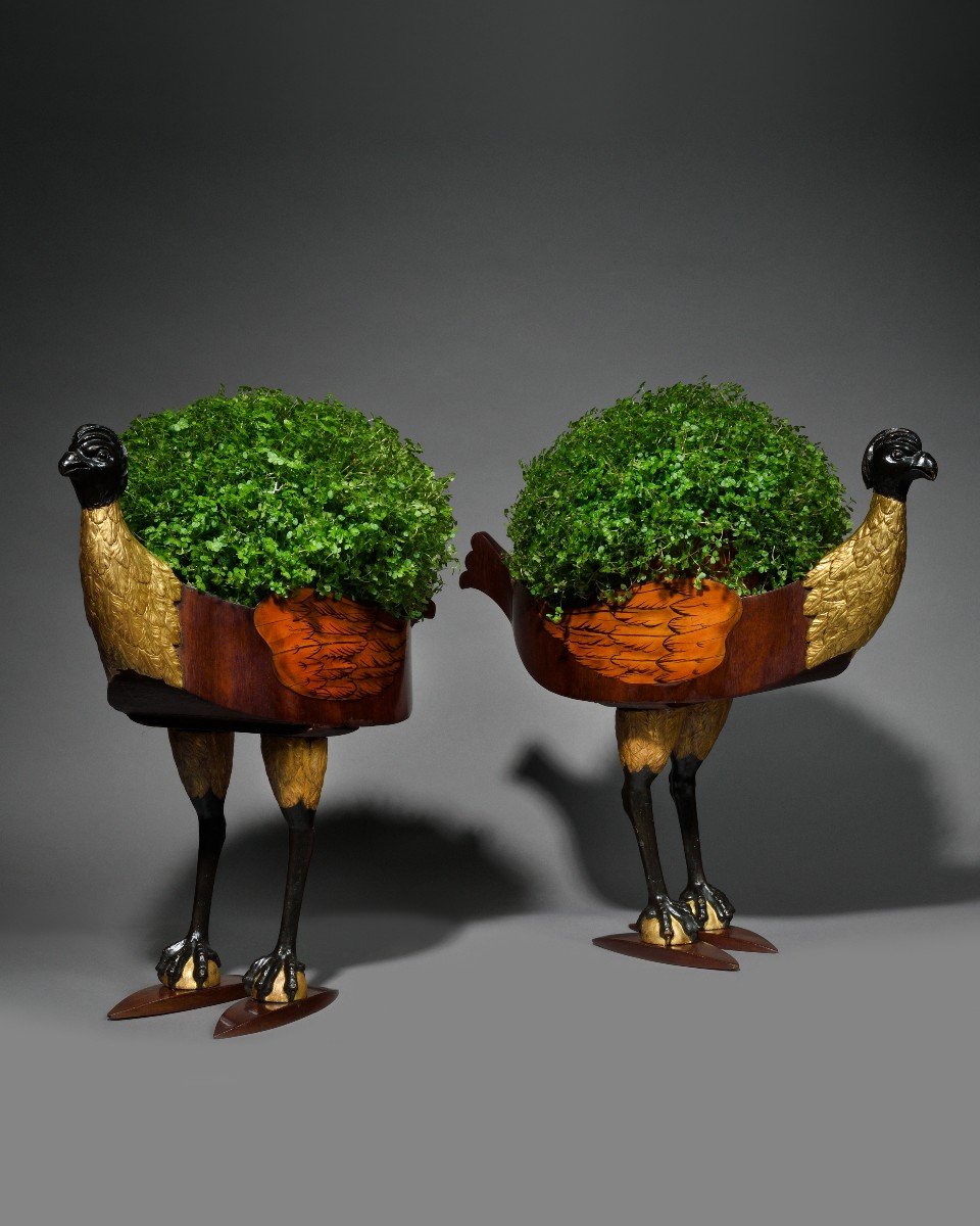  Paire De Jardinières Biedermeier – Vers 1825