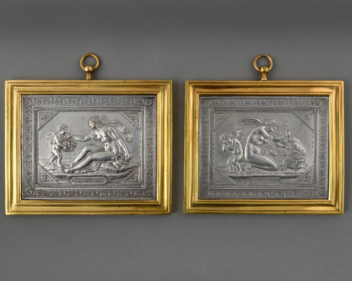 Pierre-Joseph Lorthior (1733-1813) - Paire De Plaques