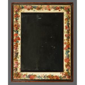 Mirror Framed With Flowers