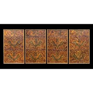  Cordoba Leather Panels - 18th Century 