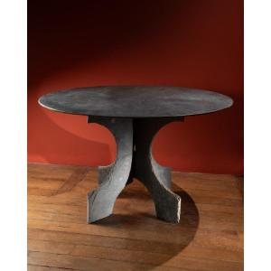 Work From Trélazé - Slate Table, 19th Century