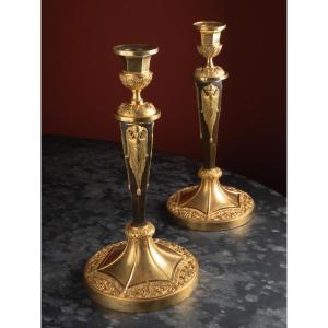 "spirits" Candlesticks By Claude Galle
