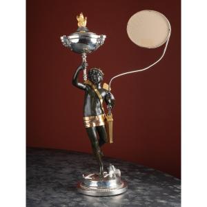 Oil Lamp With Young Eros By Filippo Pacetti