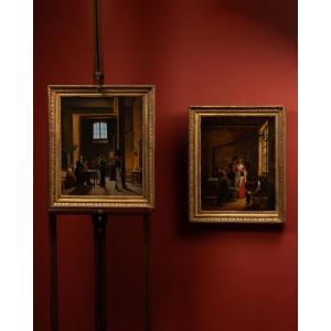 The Brandy Merchentess And Interrogation At The Guardhouse By Pierre Duval Le Camus