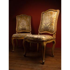 Set Of Six North-italian Chairs
