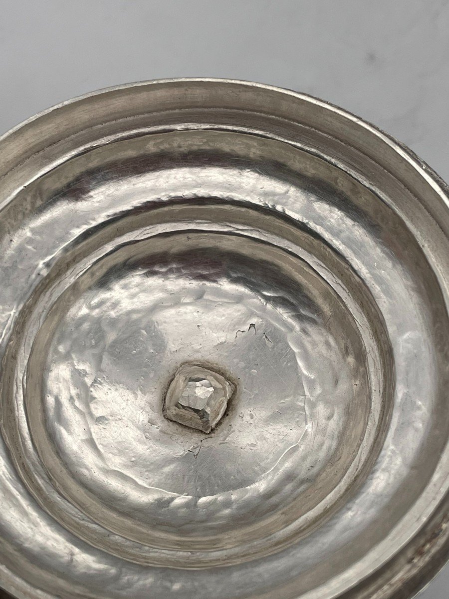 Coffee Maker / Covered Pot In Silver Eighteenth Calais 1722/1738-photo-7
