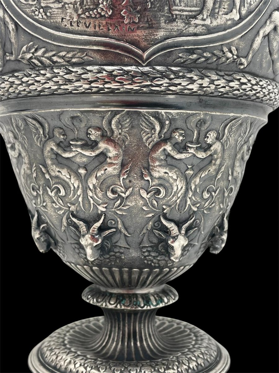 Christofle, Viticulture Competition Vase 1895 -photo-3