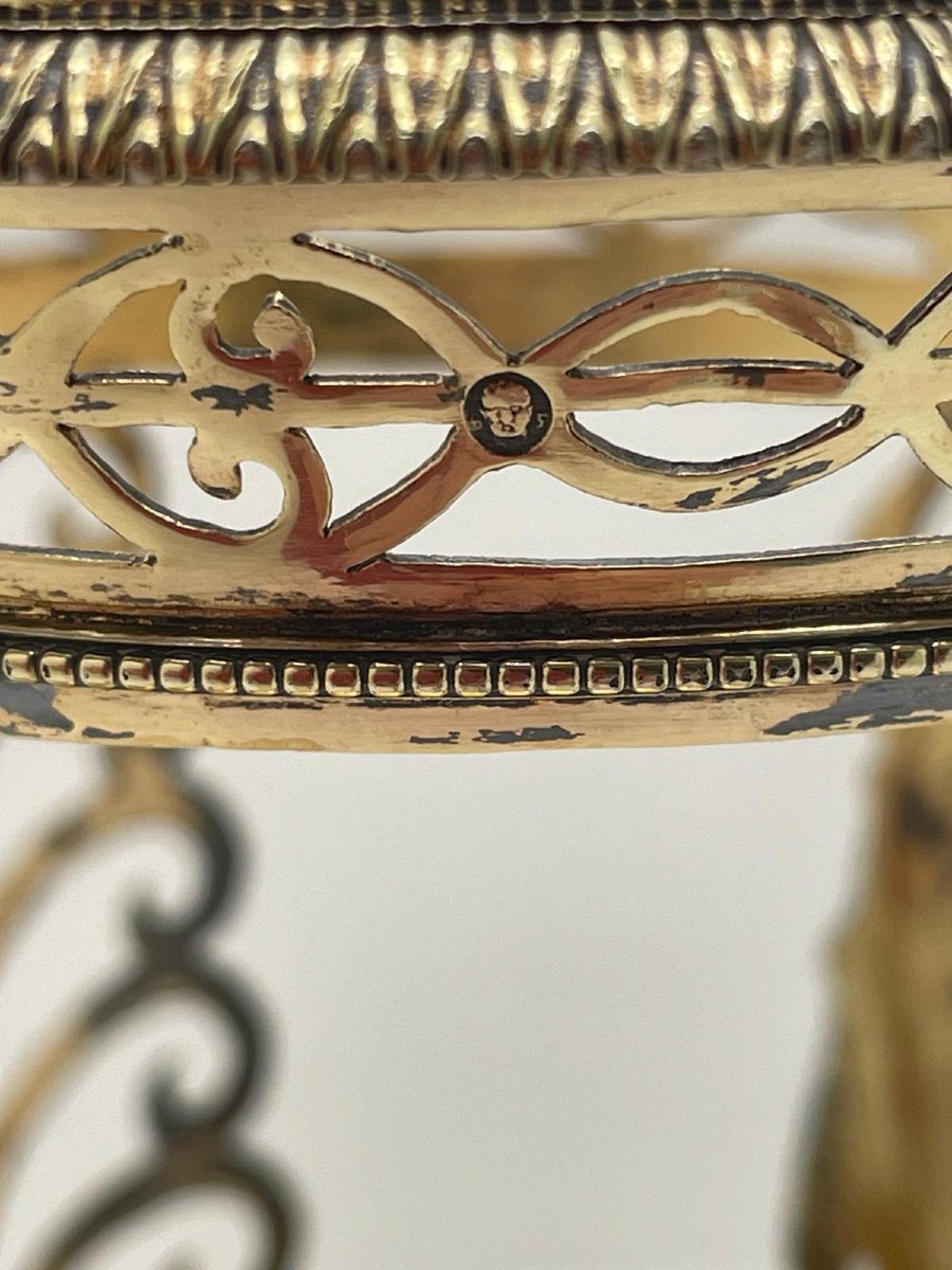 Porte Fleurs Empire Vermeil 1798 -1809-photo-2
