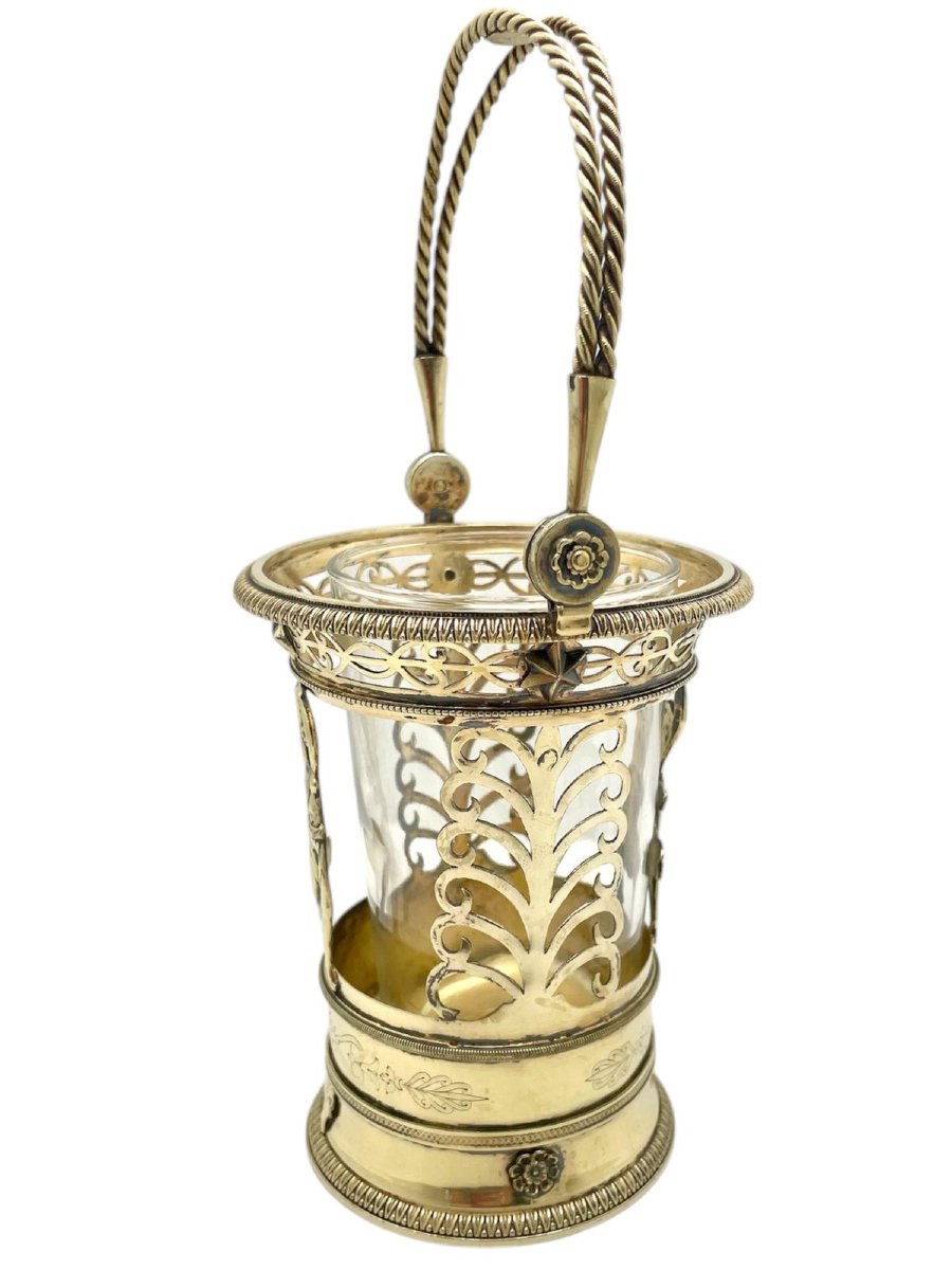 Porte Fleurs Empire Vermeil 1798 -1809-photo-3