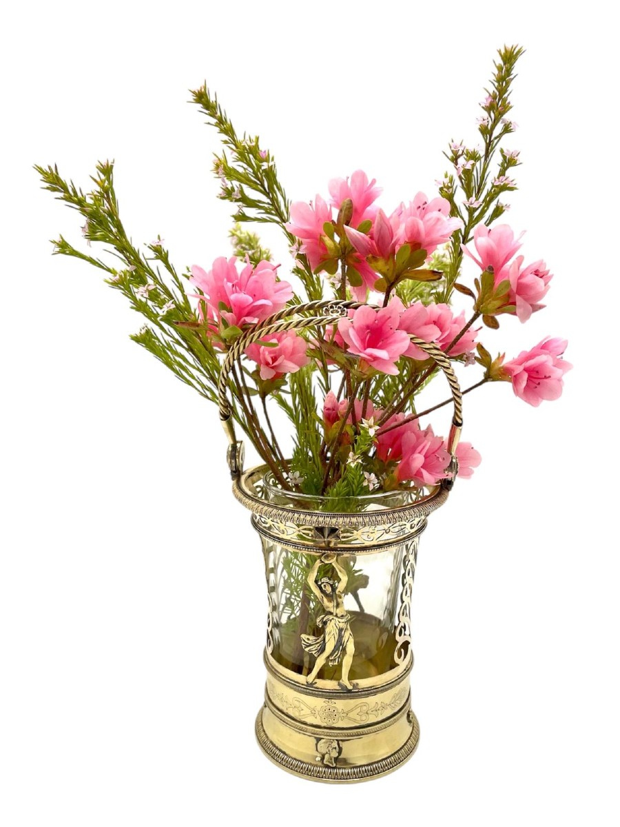 Porte Fleurs Empire Vermeil 1798 -1809