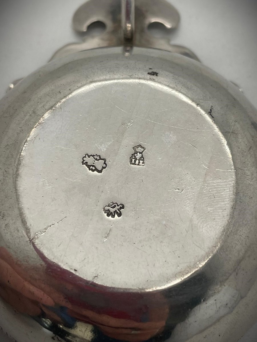 Vitré 1738 Tasse à vin en argent XVIIIe Bretagne -photo-4