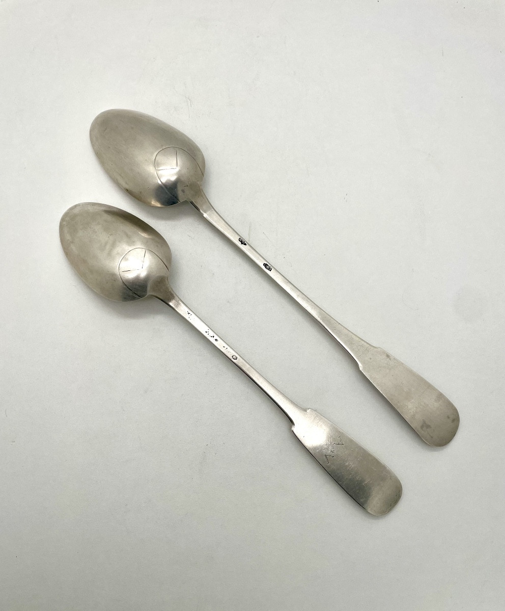 Marseille Two Stew Spoons By Bellon Antoine 