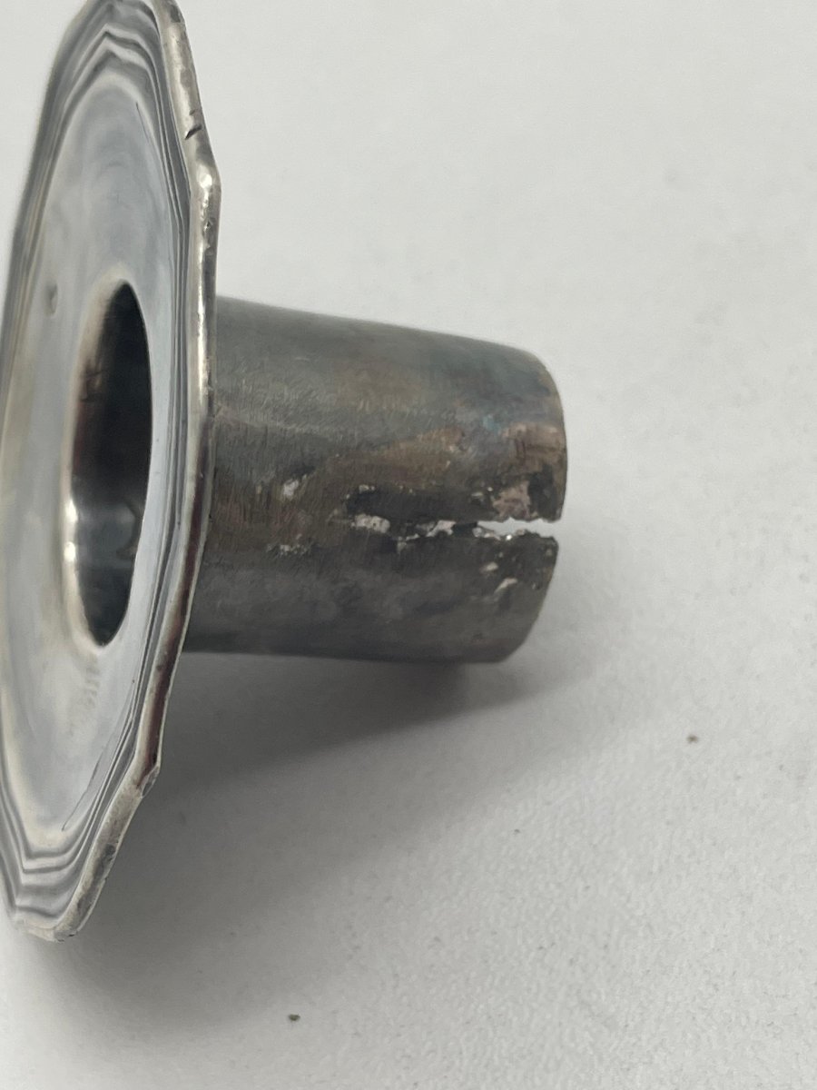 Paire de Bobèches en argent Paris 1747-photo-4