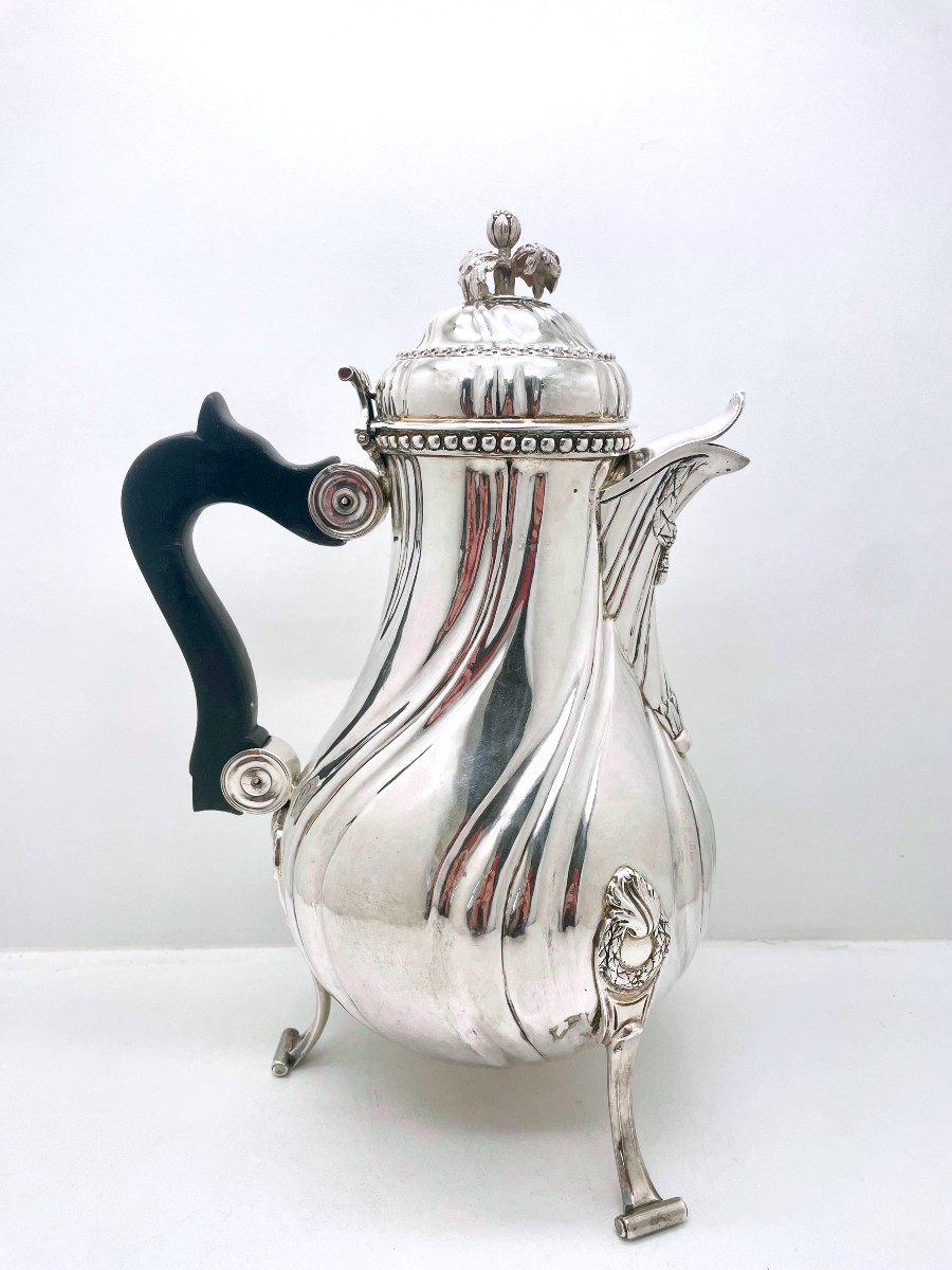 Impressive 18th-century Silver Ewer From Lille 
