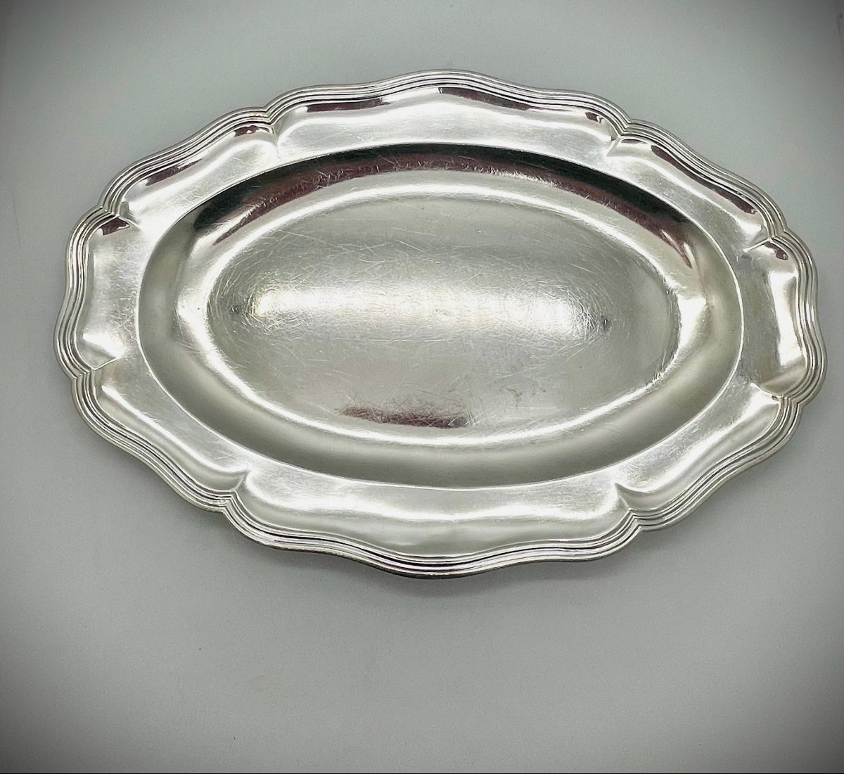 AVIGNON Plat à perdreaux en argent 18eme-photo-2