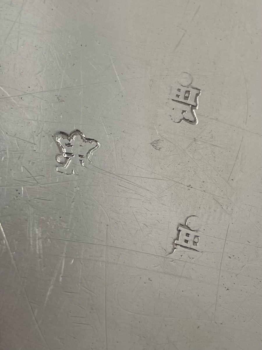 AVIGNON Plat à perdreaux en argent 18eme-photo-1