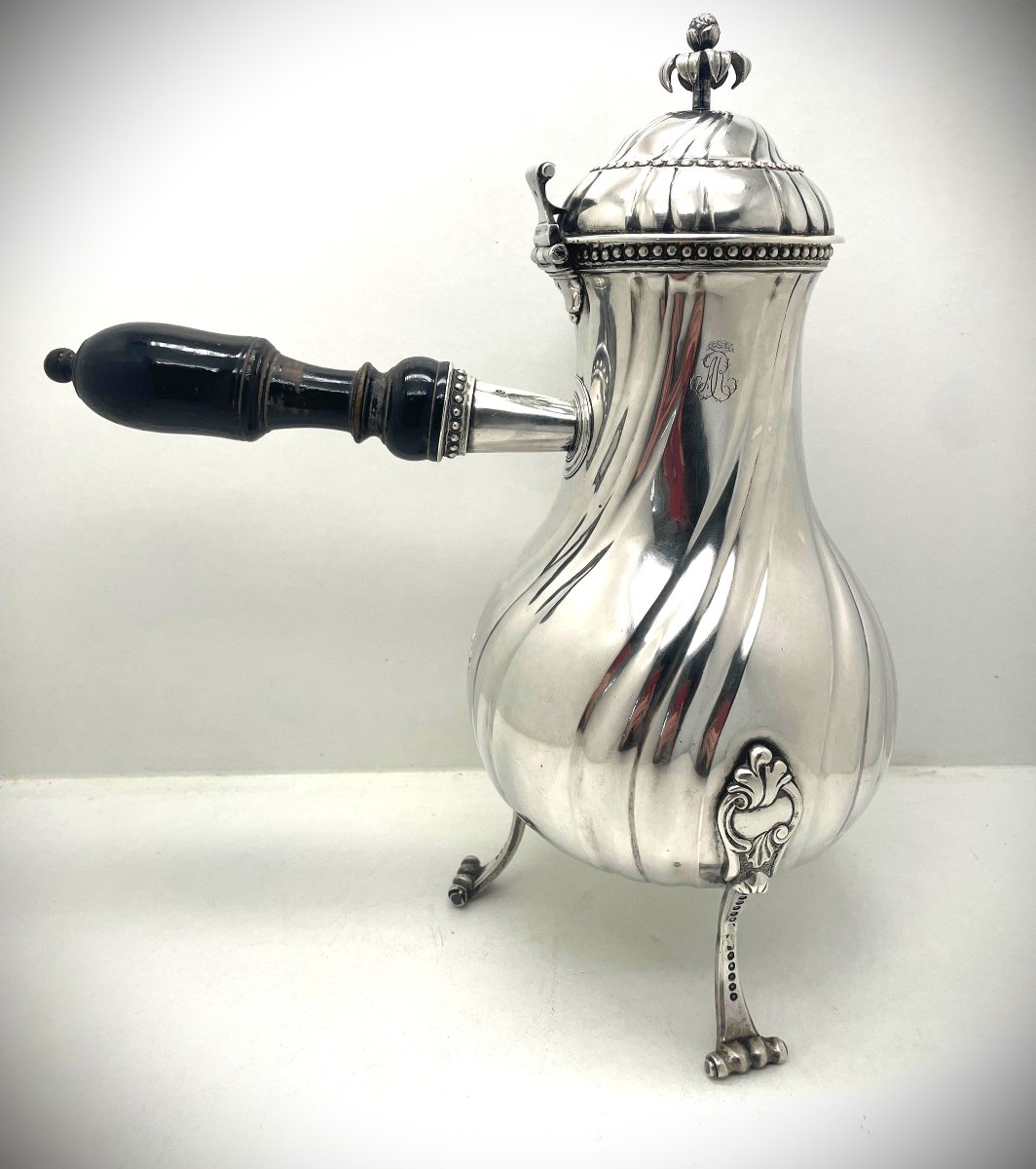 Lille Large 18th Century Silver Ewer -photo-1