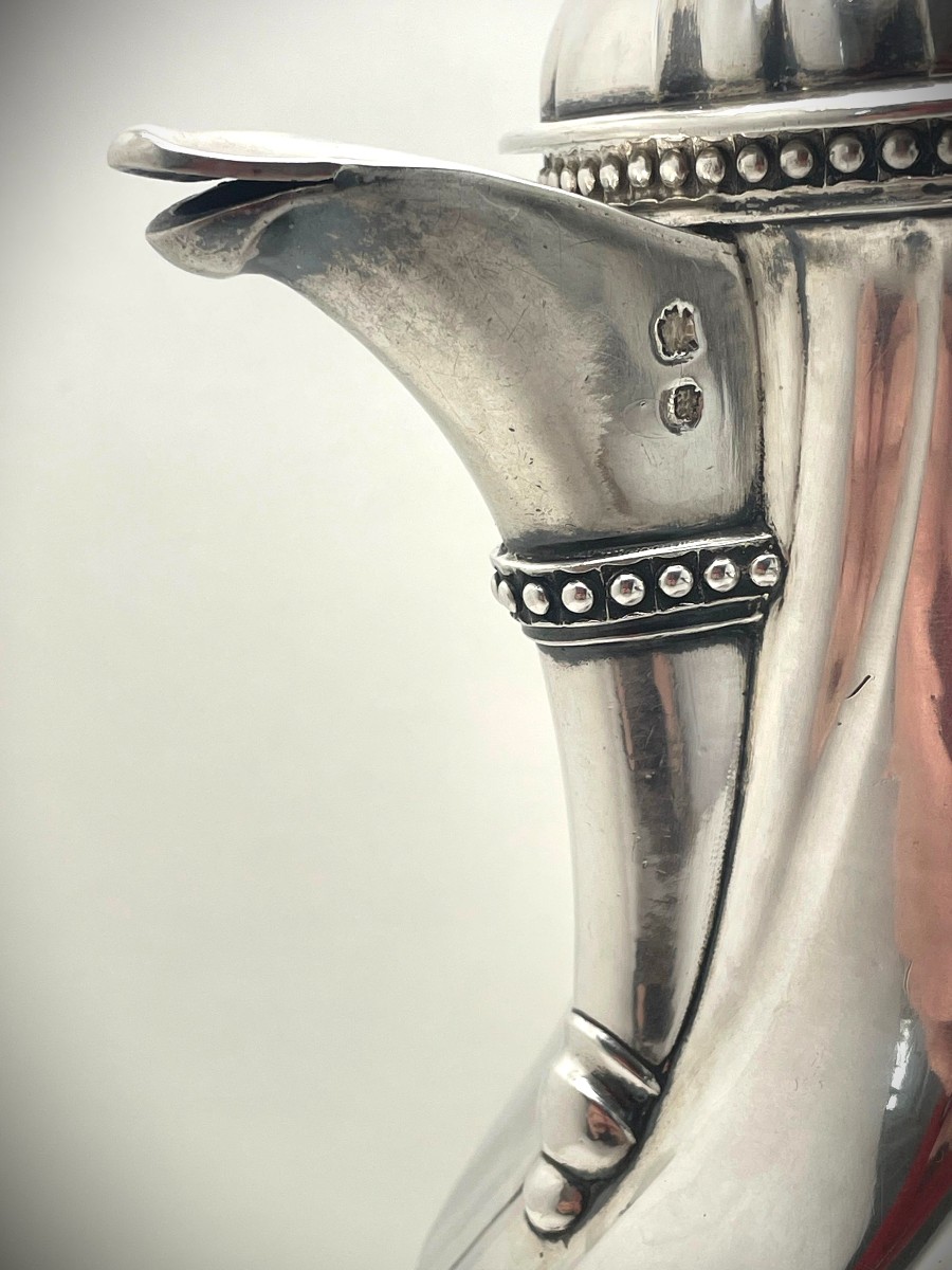 Lille Large 18th Century Silver Ewer -photo-6
