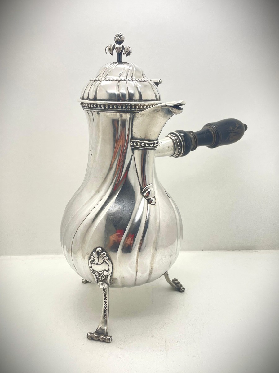 Lille Large 18th Century Silver Ewer 