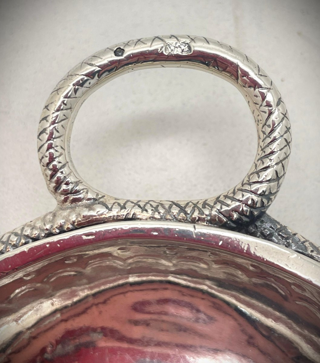 Nemours 1760 Heavy Silver Tastevin 18th Century-photo-4